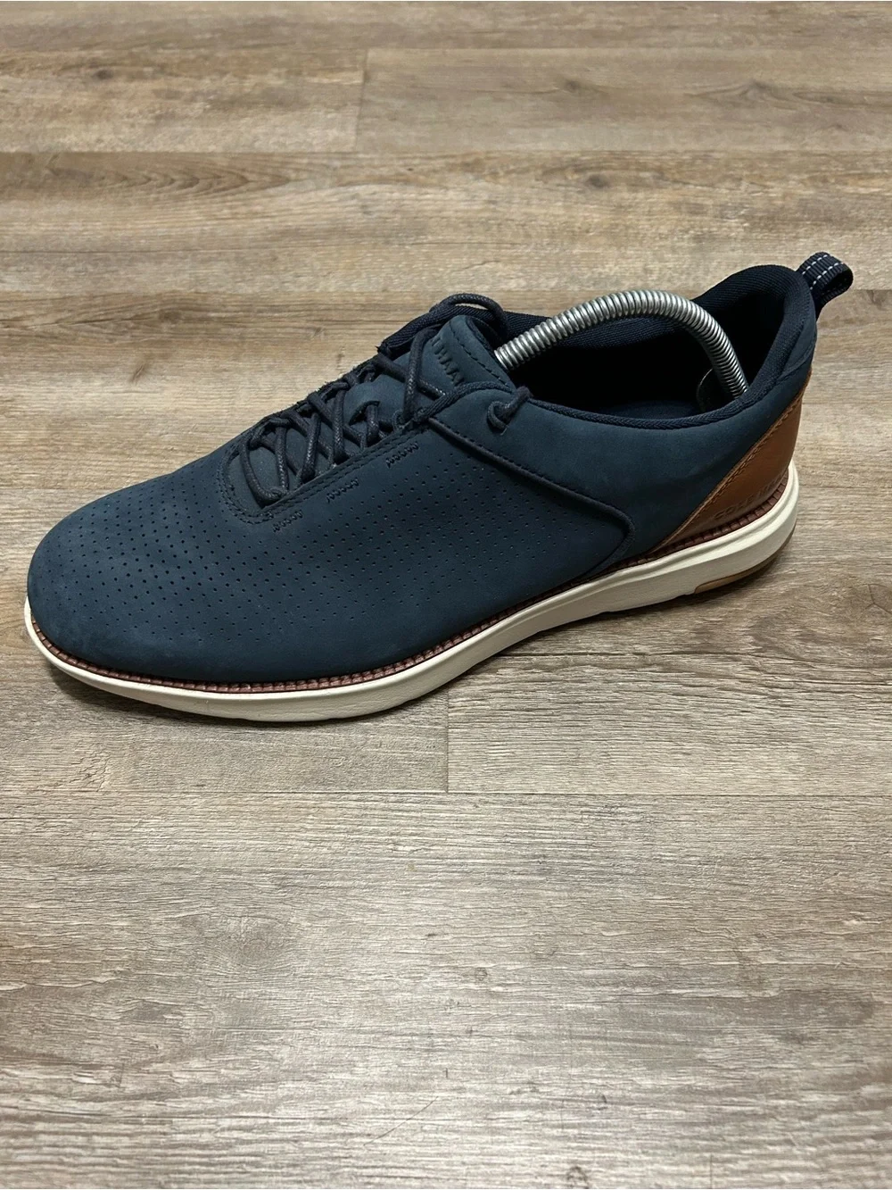 Cole Haan Zerogrand 360 Grand Atlantic Navy Perforated Nubuck Leather Sneakers